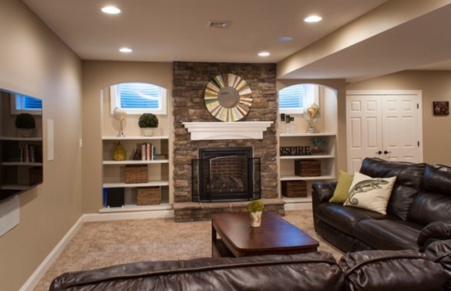 Basement finishing project with drywall and flooring in Jersey City, NJ