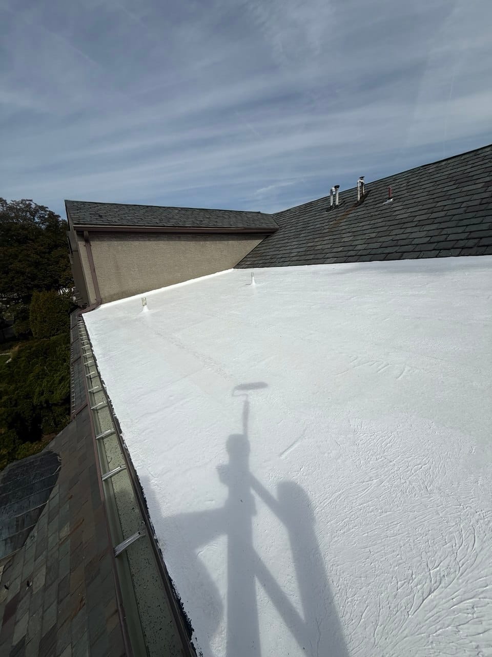 Detailed flat roof condition inspection and assessment in Hudson County, NJ