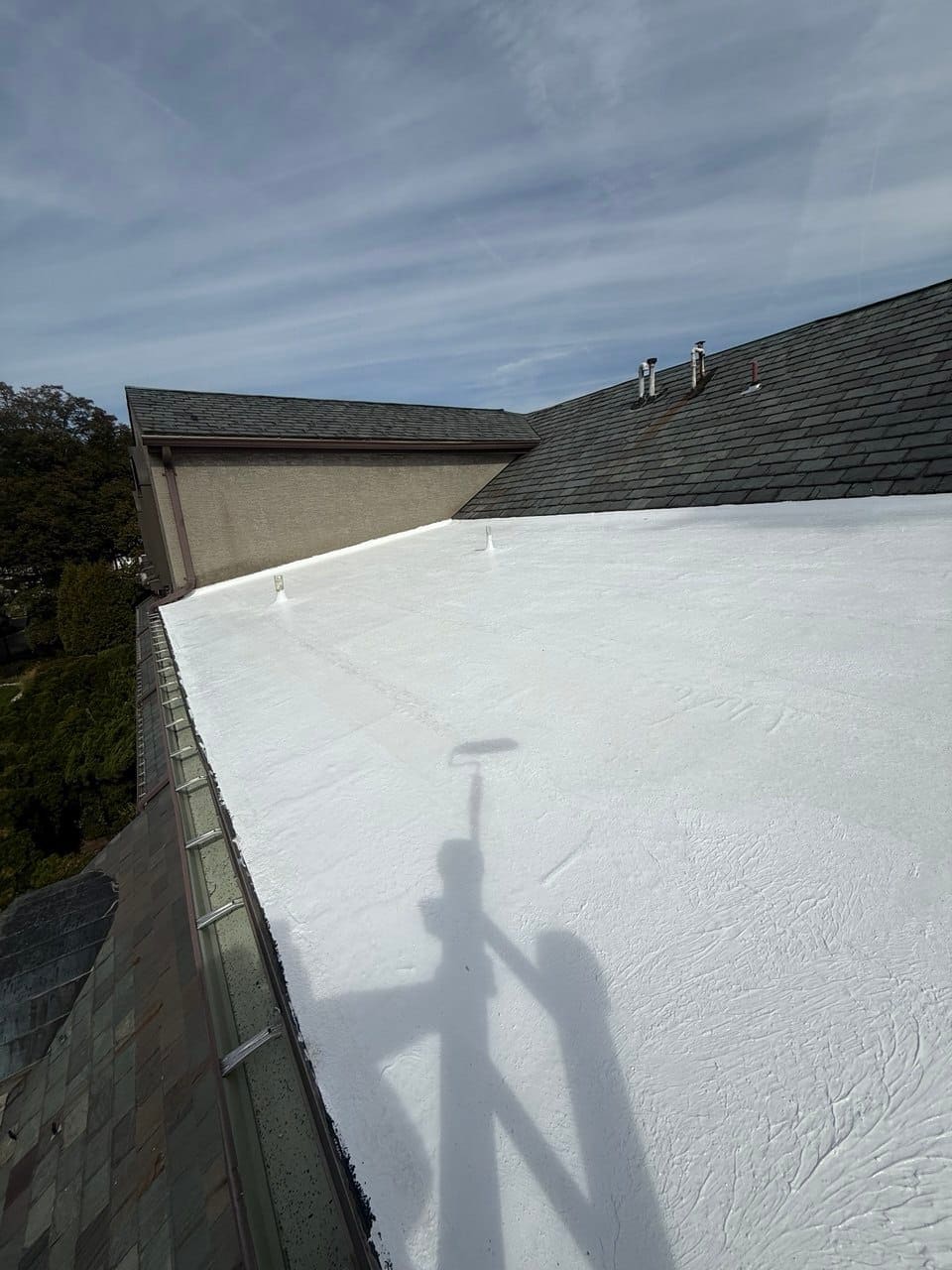 Detailed flat roof condition inspection and assessment in Hudson County, NJ